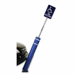 52" FlexBollard™ with 8' Signpost