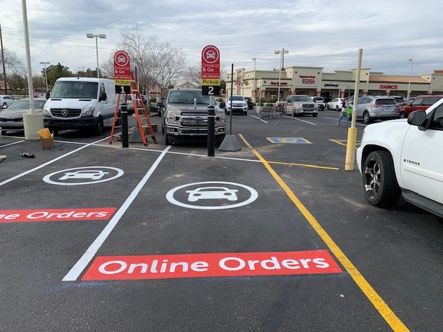 FlexPost Retail Grocery Installation - Albertson's