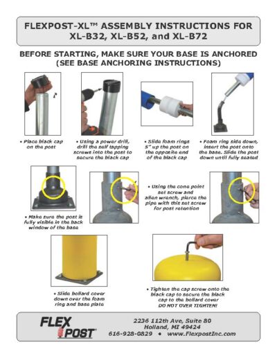 Flexpost Inc Products Installation Guides
