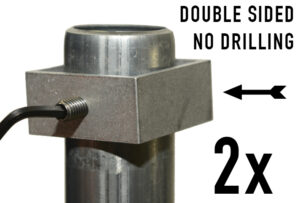 A Set of Double-Sided Sign Brackets - Included with Each XL or Standard FlexPost