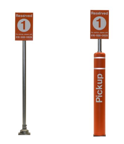 FlexPost With and Without an Accompanying FlexBollard