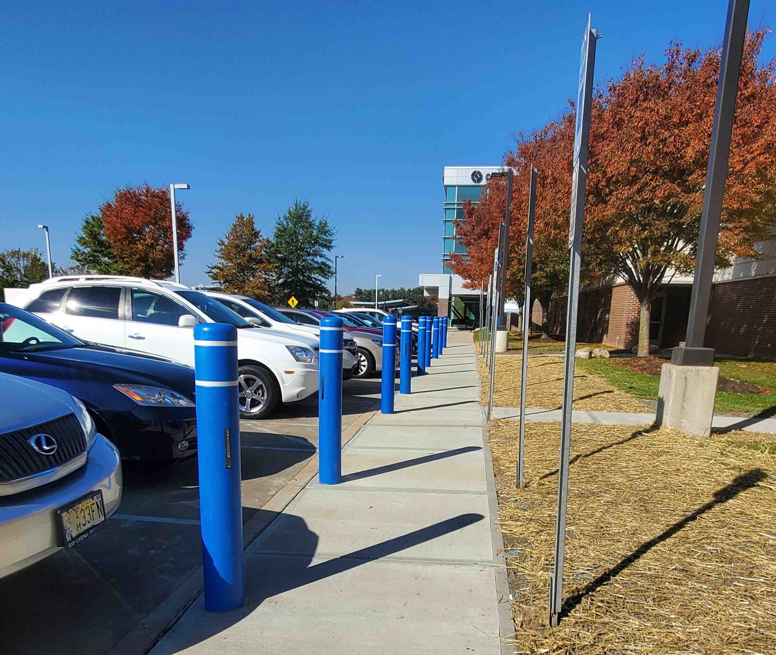 Flexible Bollards Can Be Used to Deter Impact