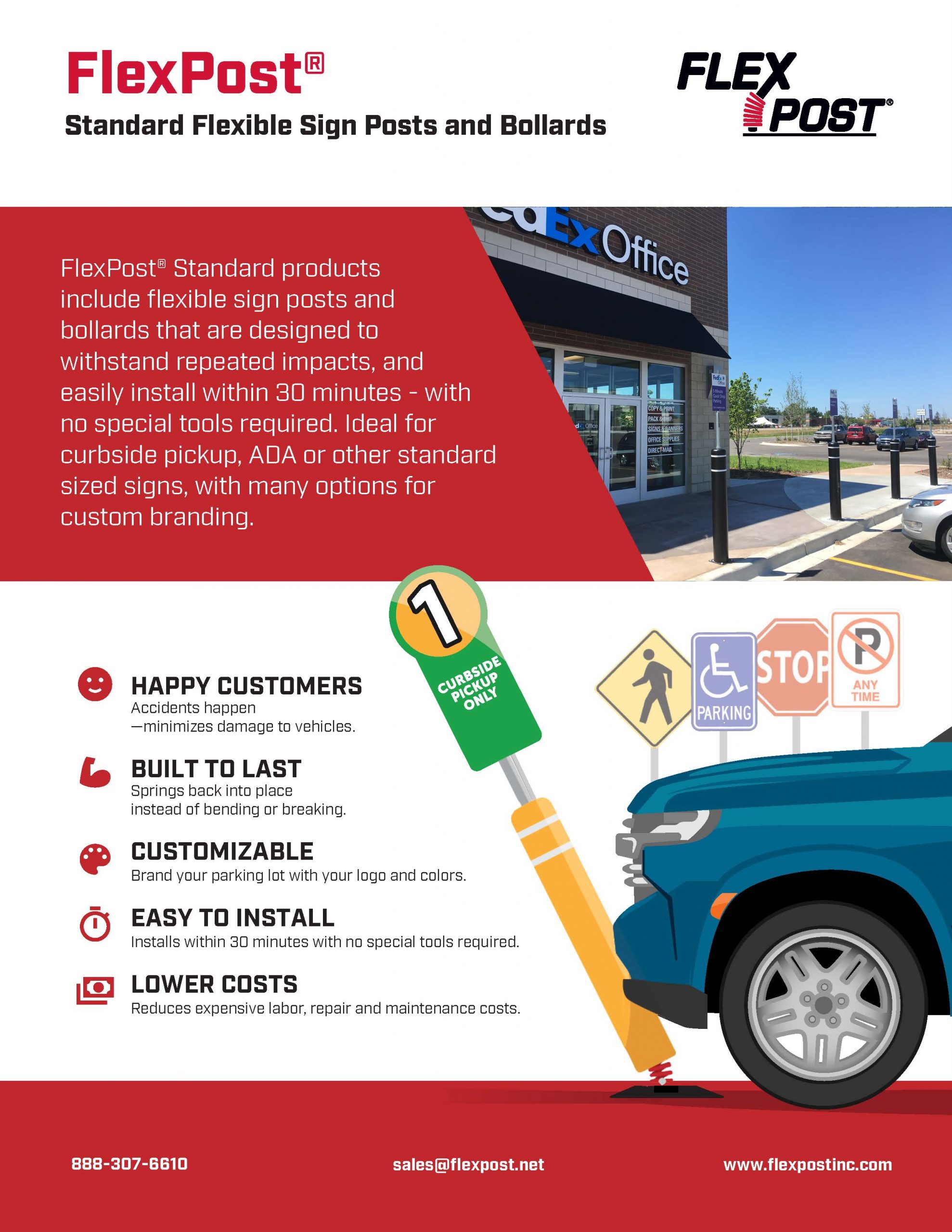 Flexpost Literature Introduction To Flexpost Product Line Sell Sheets