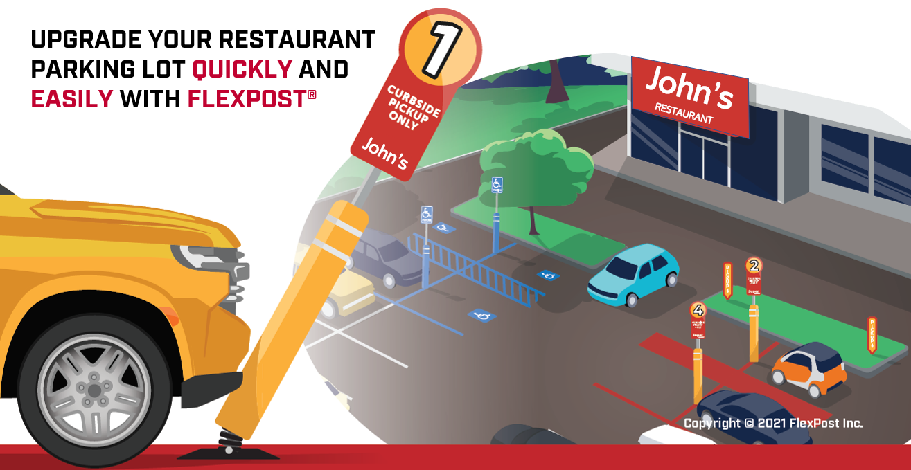 Upgrade Your Restaurant Parking Lot Quickly and Easily with FlexPost