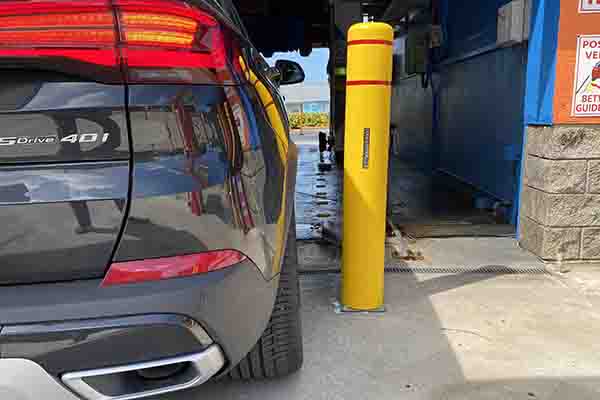 FlexPost Car Wash Installation