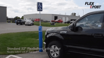 52" FlexBollard™ with 8' Signpost - Image 7