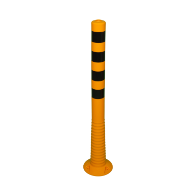 Flexbrite Yellow & Black 40" Flexible Bollard