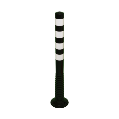 Flexbrite Black & White 40" Flexible Bollard