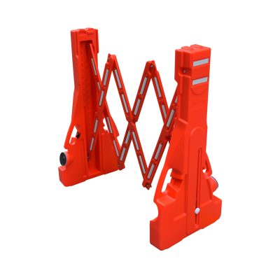 Ultra Portable Gate Barricade Open