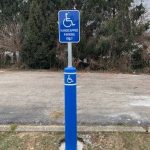 FlexPost ADA Signpost Installation - Chipotle Mexican Grill