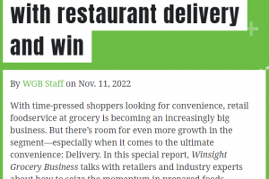 How Grocers Can Compete with Restaurant Delivery and Win